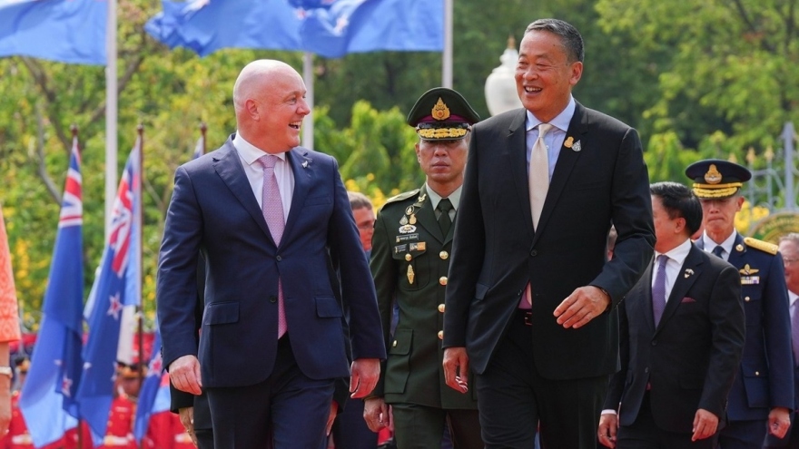 New Zealand sẽ nâng cấp quan hệ với Thái Lan lên Đối tác chiến lược vào năm 2026